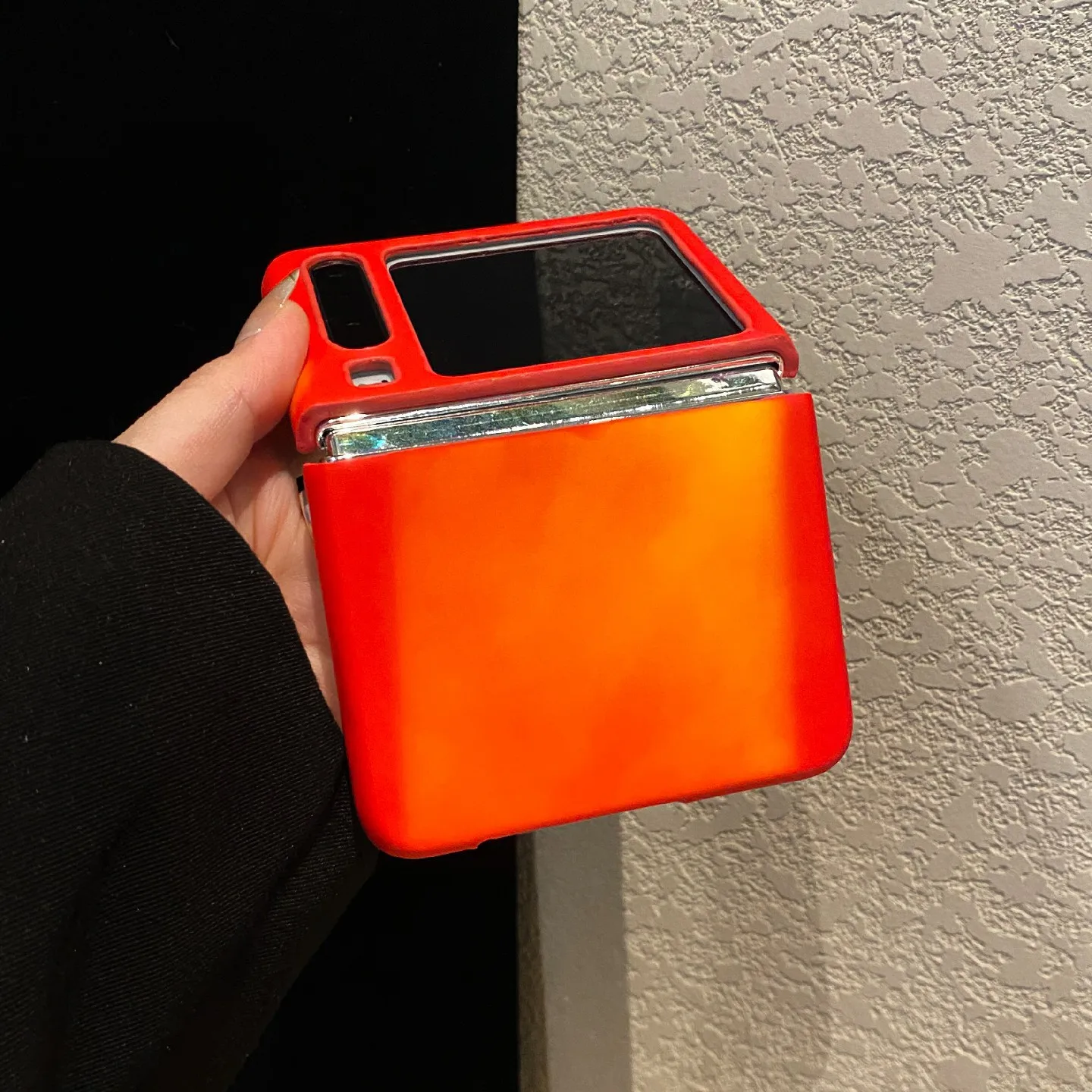 Thermosensitive Handyhülle für Samsung Galaxy Z Flip 7 6 5 4 3, hitzeempfindliche, matte, harte PC-Rückabdeckung, stoßfest, Fundas – Detail 9