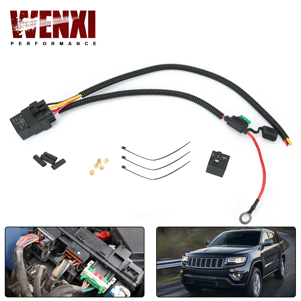 Fuel Pump Relay Wiring Kit 68269523AD 68269523AA 68269523AB 68269523AC For 11-13 Jeep Dodge Chrysler Ram 1500 