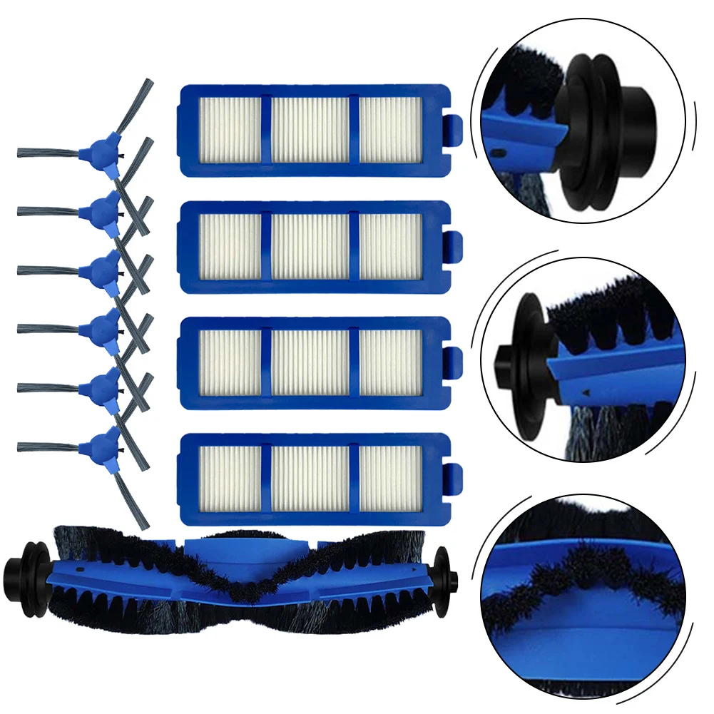 Kit de filtros de Cepillo Lateral principal para Robot aspirador RoboVac, repuestos, accesorios de repuesto para limpieza del hogar