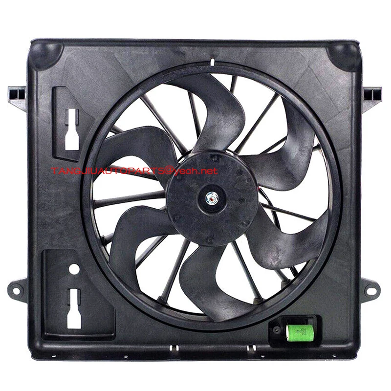 Radiator Fan Assembly Fit Jeep Wrangler JK 3.8L 2007-2011 55056642AD