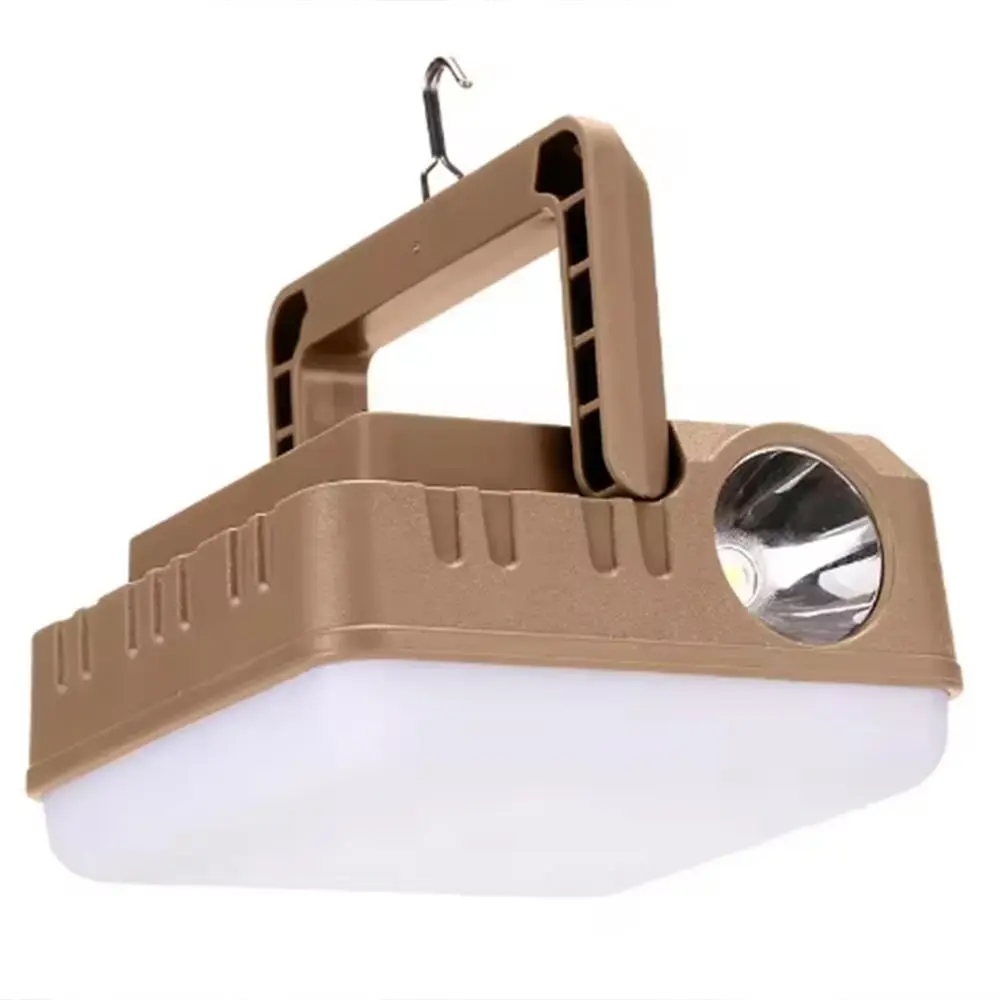 With Hook Solar Lights UBS Charging Solar Powered Outdoor Hanging Lights Waterproof Power Bank Portable Flashlights Picnic