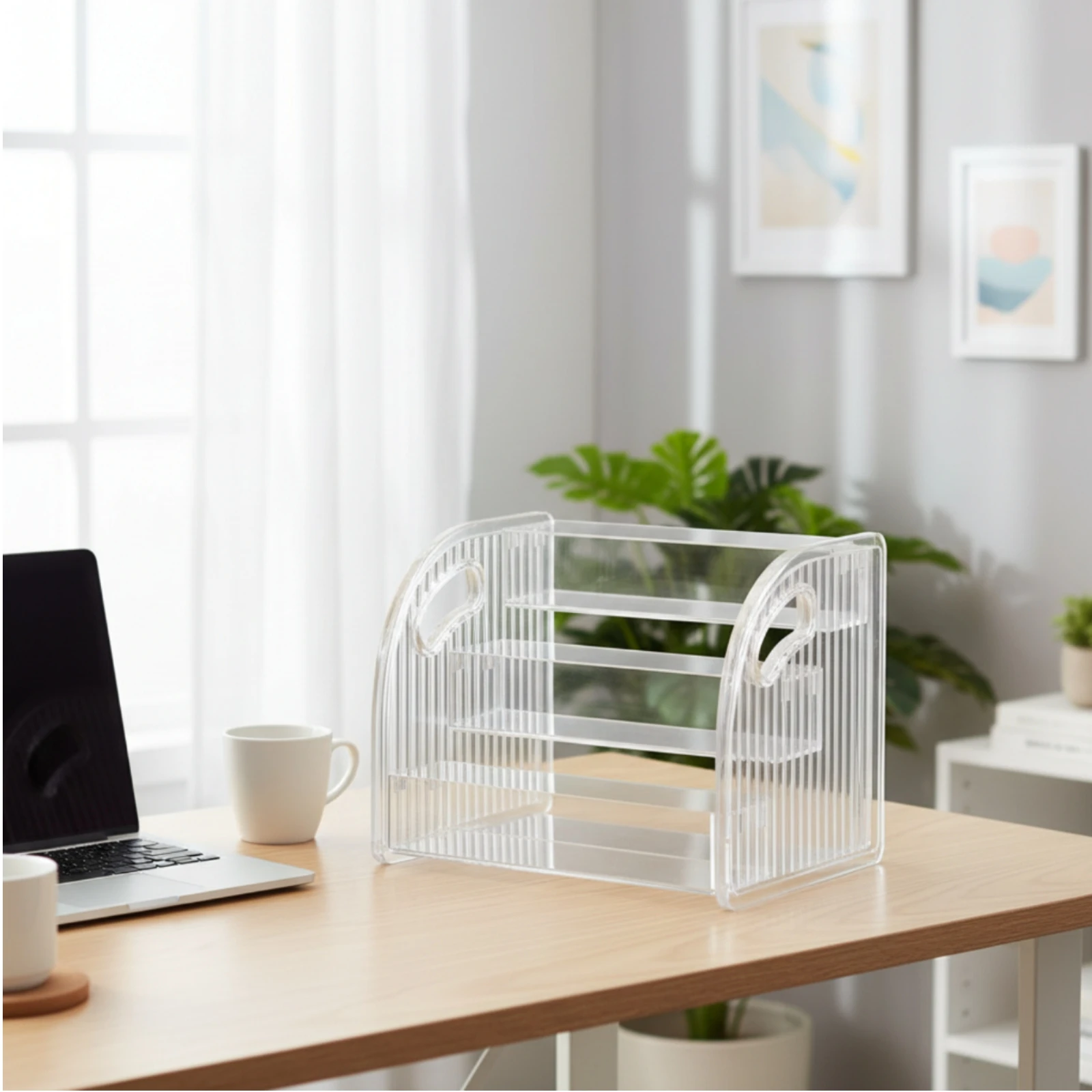 Tiered Acrylic Display Stand Stable Acrylic Display Riser Countertop Organizer 3-Tier Space-Saving for Retailers