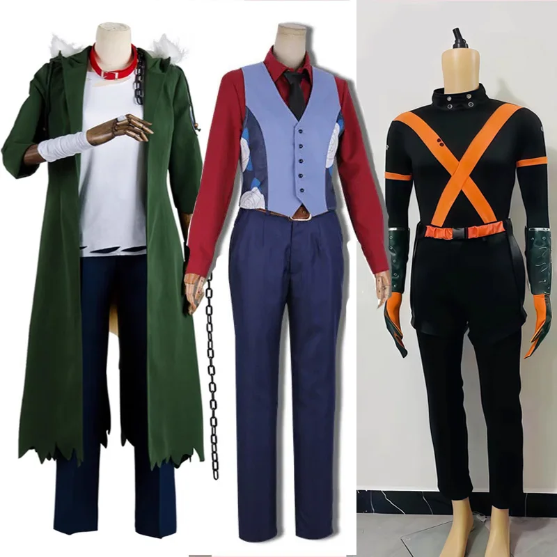 

Anime Academia Bakugou Katsuki Cosplay Costume Halloween Party Men Women Clothes Outfit