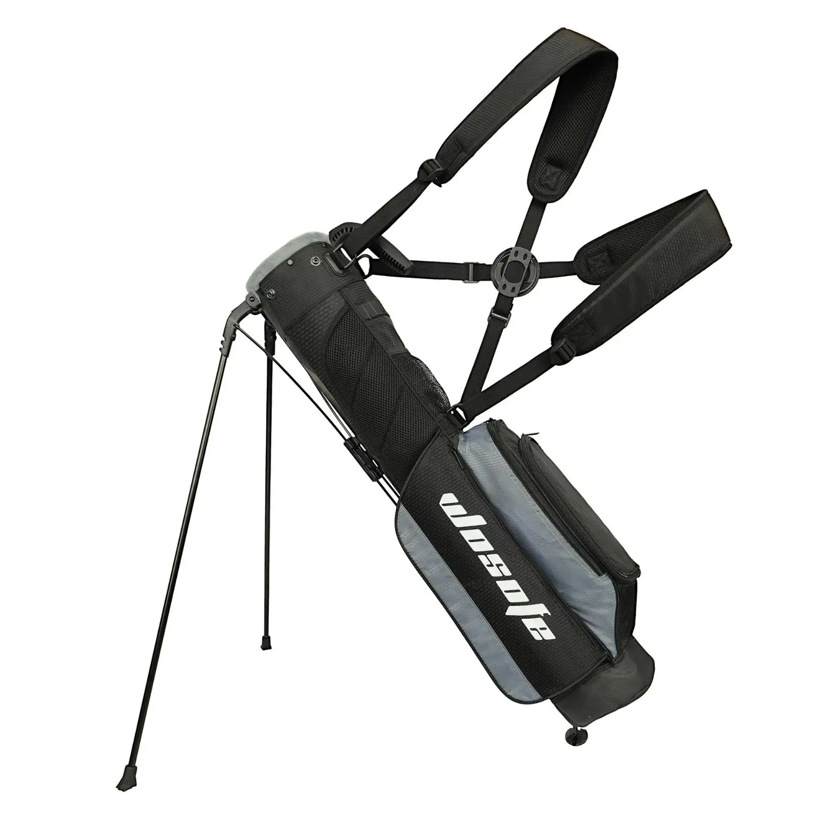 Lightweight Golf Caddy Carrier with Built-in Stand and Spacious Pockets for Women Men