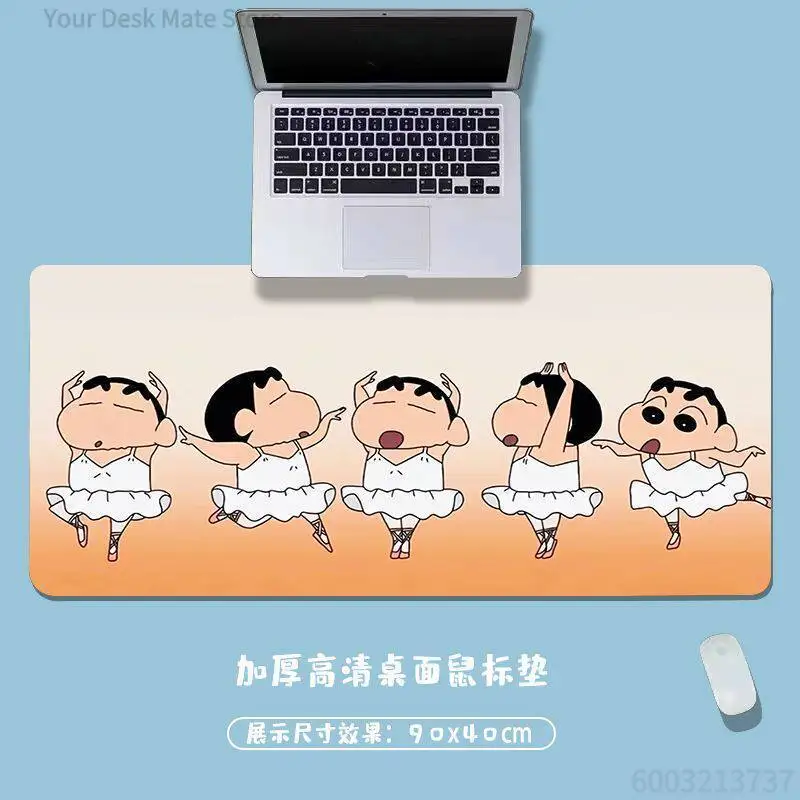 Cartoon Cartoon Thickened Large Size Mouse Pad Crayon Shin-Chan Dormitory Desk Pad Office Computer Keyboard Pad Game Mouse Pad