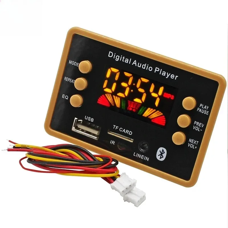 Lossless Audio Decoder Module Support MP3 WMA WAV FLAC APE Bluetooth TF Card U‑Disk FM Input DIY Speaker  Part