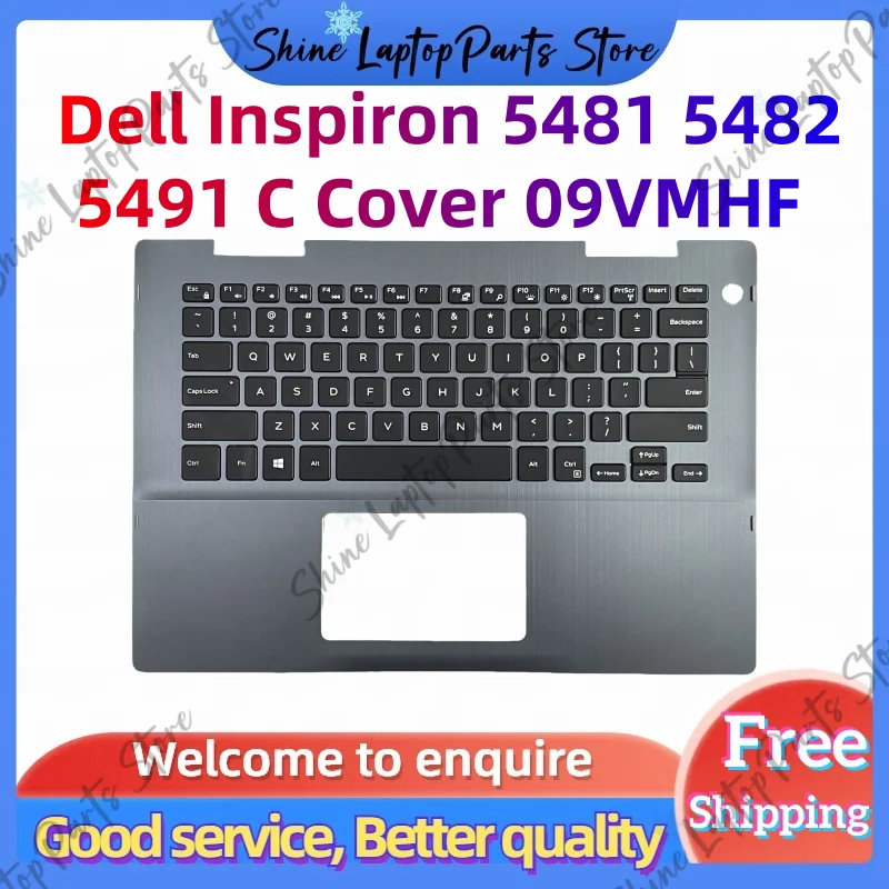 For Dell Inspiron 5481 5482 5491 C Cover Case Palmrest Laptop top Cover Case  DP/N: 09VMHF