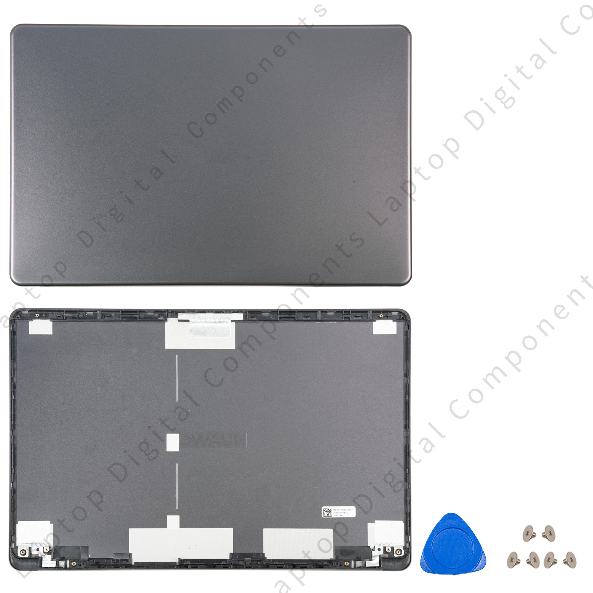 NEW Original Case For HUAWEI MateBook D MRC-W50 MRC-W60 MRC-W10 PL-W19 Laptop LCD Back Cover Front Bezel Silver/Black/Grey Color image 3