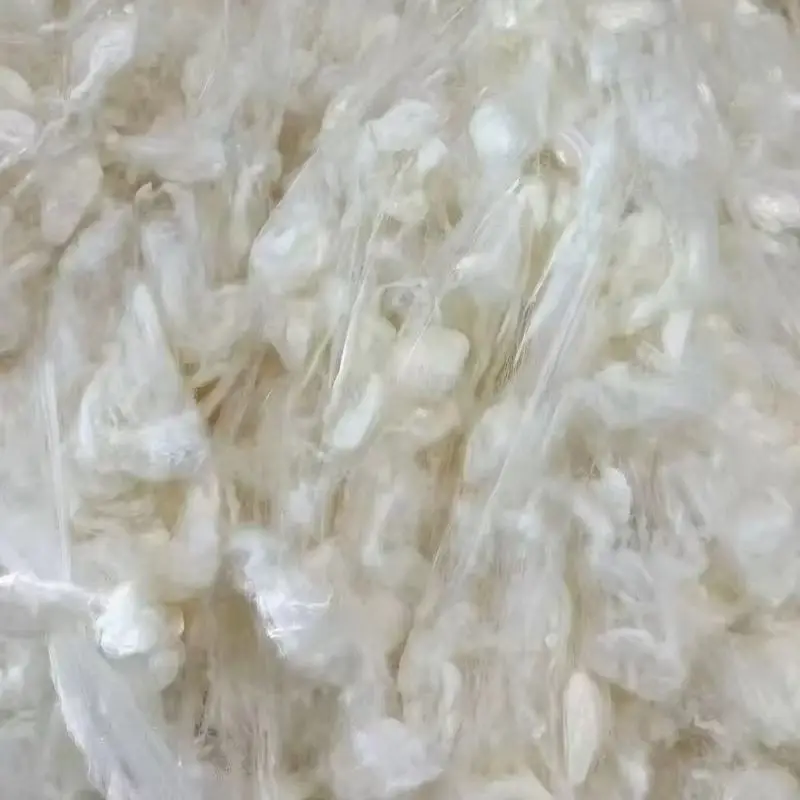 

Mulberry Degummed Silk Cocoons Natural White for Spinning Craft DIY