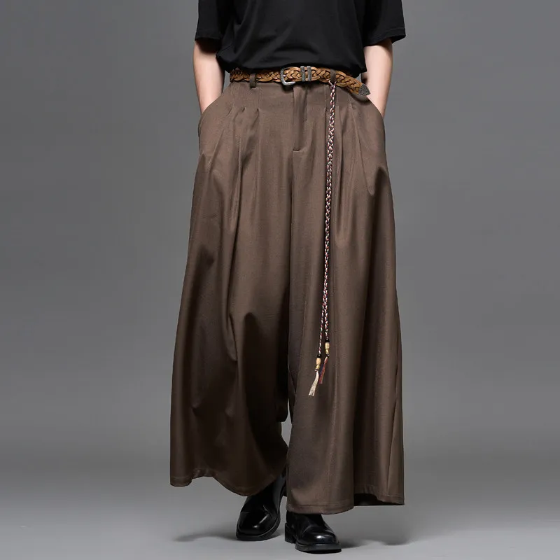 Niche Oversized Wide-Leg Pants Japanese-Style Retro Casual Pants Men and Women Style Draggle-Tail Straight Trousers