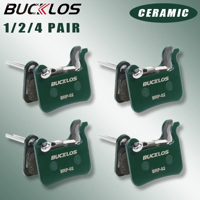 

BUCKLOS Ceramic Bicycle Brake Pads for SHIMANO M06 M06S M07 M07S A01S Bike Disc Brake Pad Hydraulic Brakes Pads