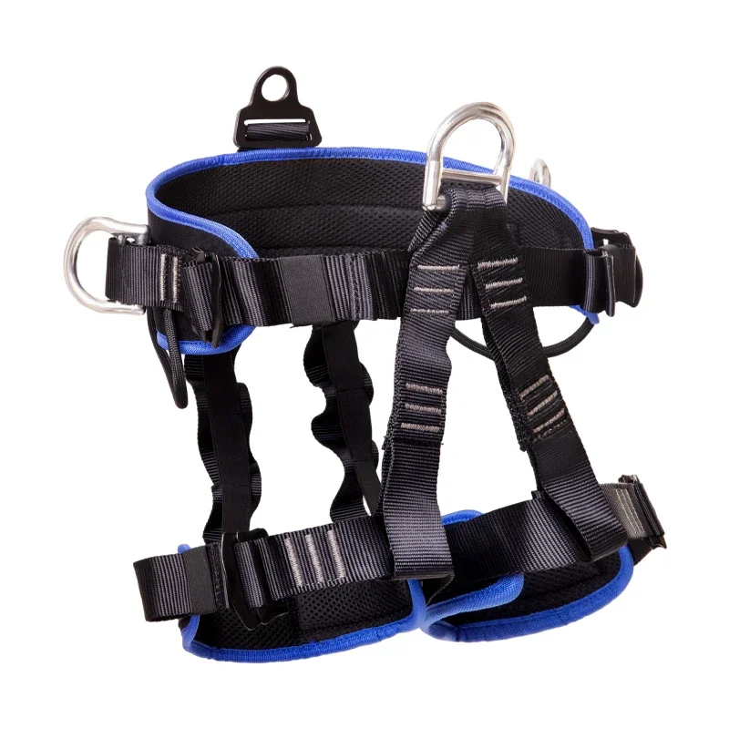 

Adjustable Half Body Safety Harness Climbing Safety Belt For Aerial Work Mountaineering Equipment Fall Protection