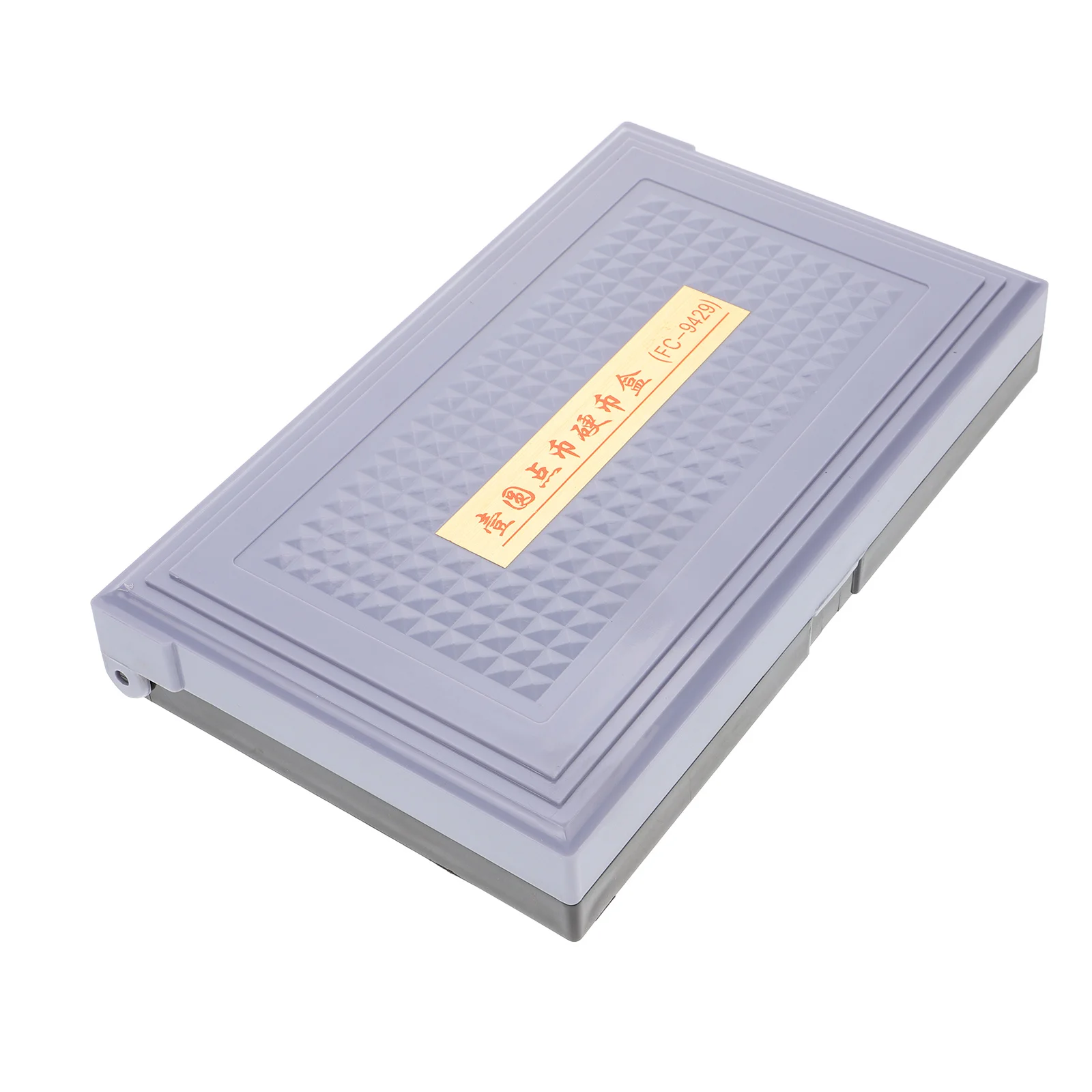 Sturdy Plastic Coin Organizer Tray with Multi-Grid Design Ideal for Business Coin Sorting Counting and Secure Storage Case