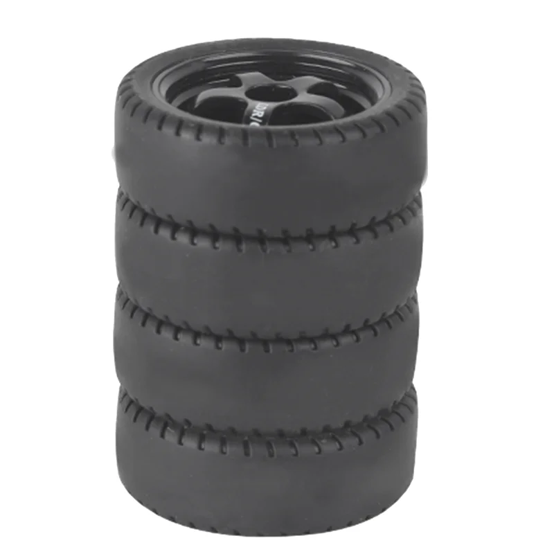 

【Срочная распродажа】4 шт. RC Drift Tire Wheel Жесткие детали RC Черные для LDRC LD1201 P06 WPL B14 B24 C14 C24 C34 C44 Обновление радиоуправляемого автомобиля Ac