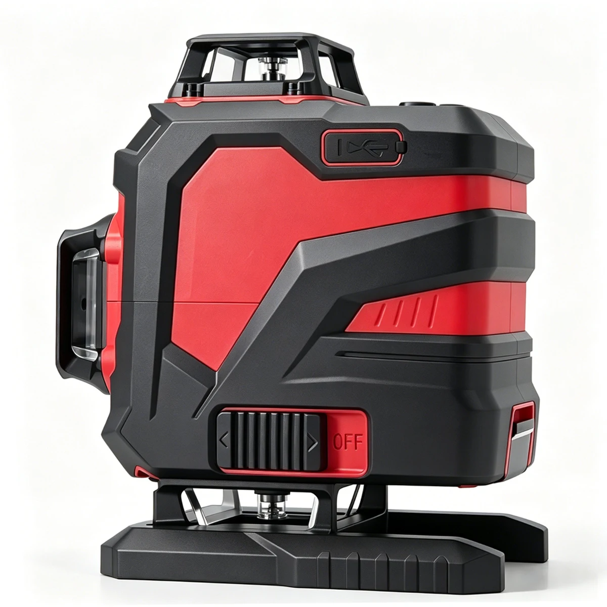 Niveau laser vert 4D à 16 lignes, auto-nivelant, fonction de coupe, double alimentation pour travaux de rénovation de murs et de sols, carrelage