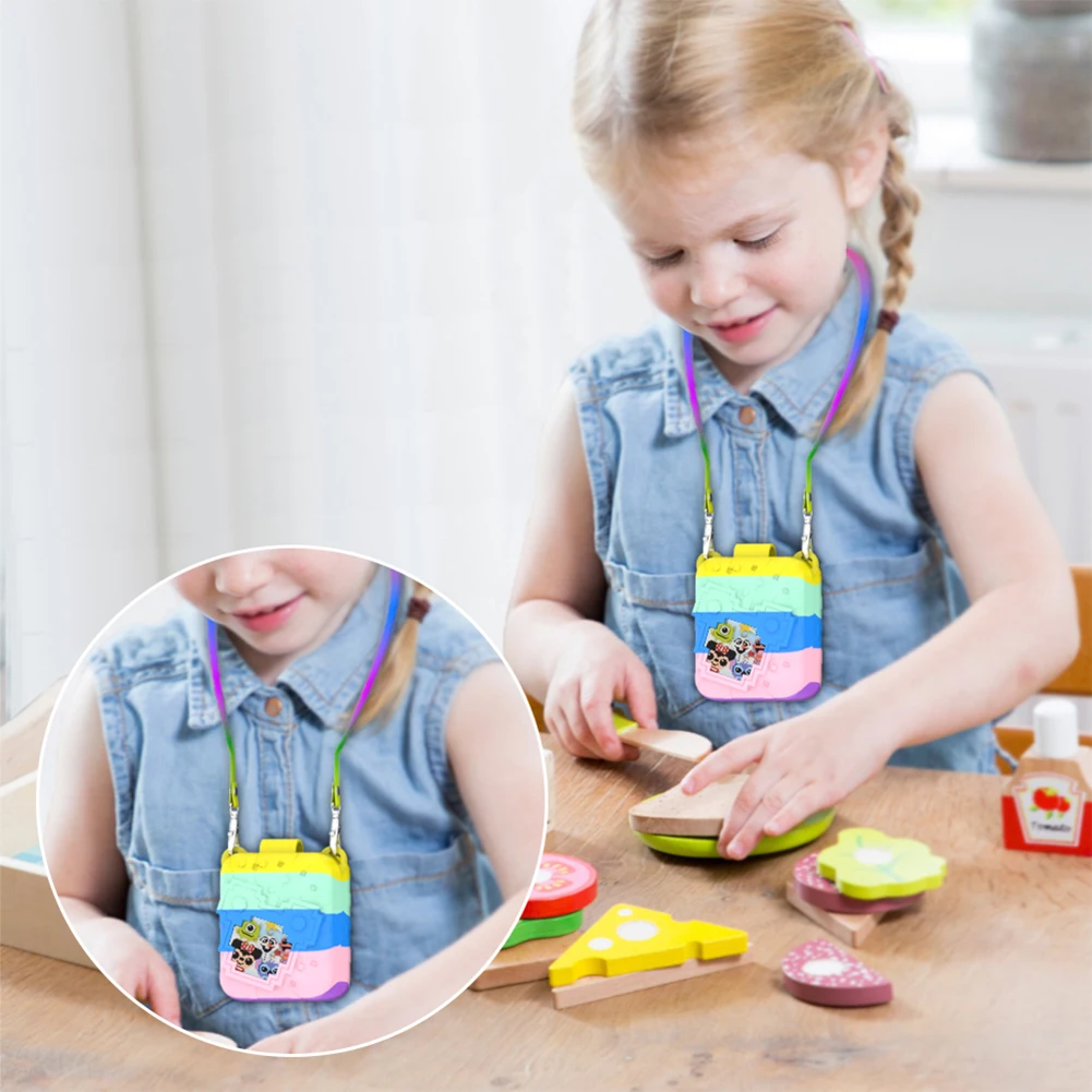 غطاء سيليكون لـ Bitzee Dis Ney حافظة ألعاب تفاعلية مضادة للسقوط غطاء جلدي واقٍ من السيليكون غطاء حماية