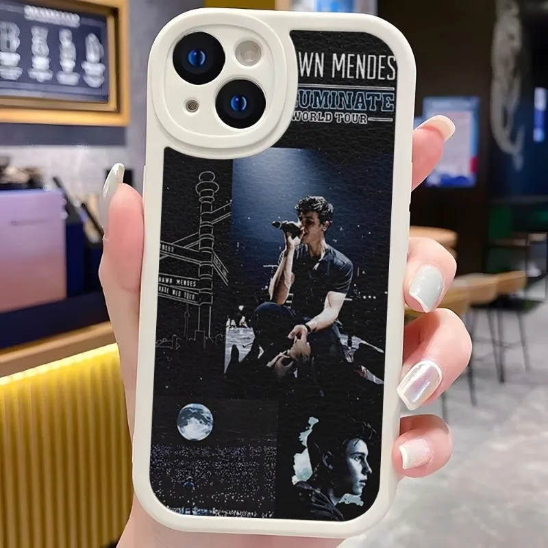 Shawn Mendes Phone Case For Iphone 13 Pro Max 15 11 14 12 Mini X Xr Xs 7 6 8 Puls Se Lambskin Silicone Cover