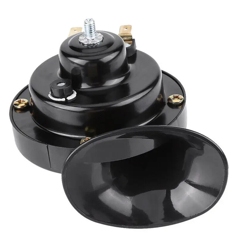 12V Super Loud Motorcycle Waterproof Snail Horn Sound Monophonic Scooters Motorcycle Accessories Electric Moped Horn