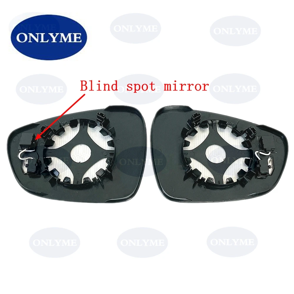Car Convex Heated Mirror Glass With Blind Spot Warning For Citroen C3 MK2 / C5 / DS3 / DS5  2008 - 2018