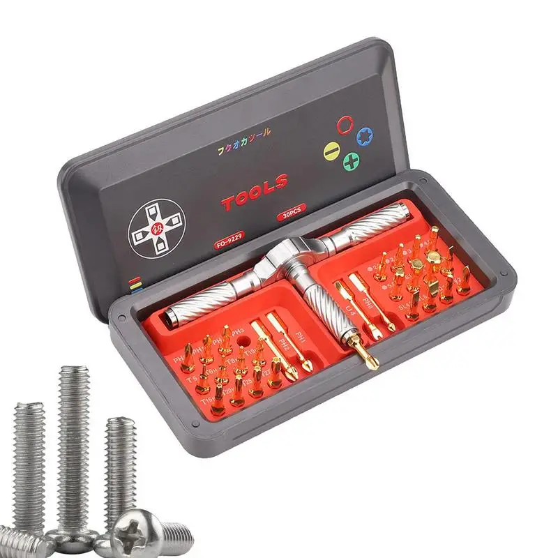 

Screw Driver Bit Set Screw Universal Ratchet Driver Bit With Case Screwdriver Bits For Saving Labor For Electrical Repair