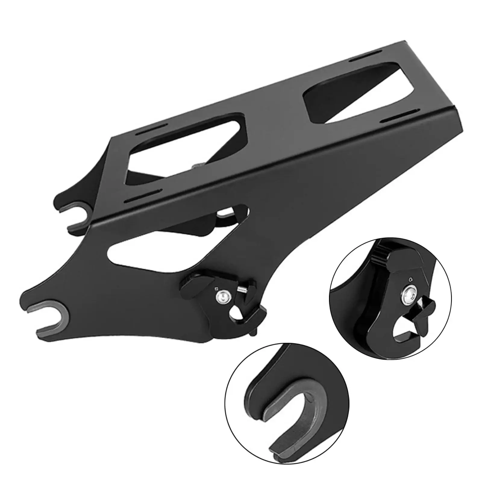 Luggage Rack Chrome Tour Luggage Mounting Rack for Street Bike