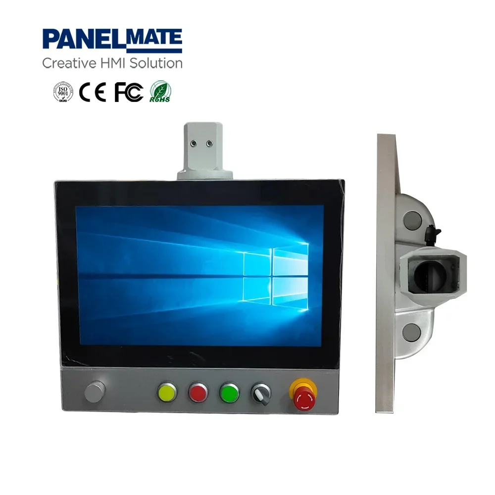 

005 18.5 Inch Mounted Lcd All In One Industrial Touch Screen Panel PC Waterproof Industrial Panel PC Computer For CNC Machine