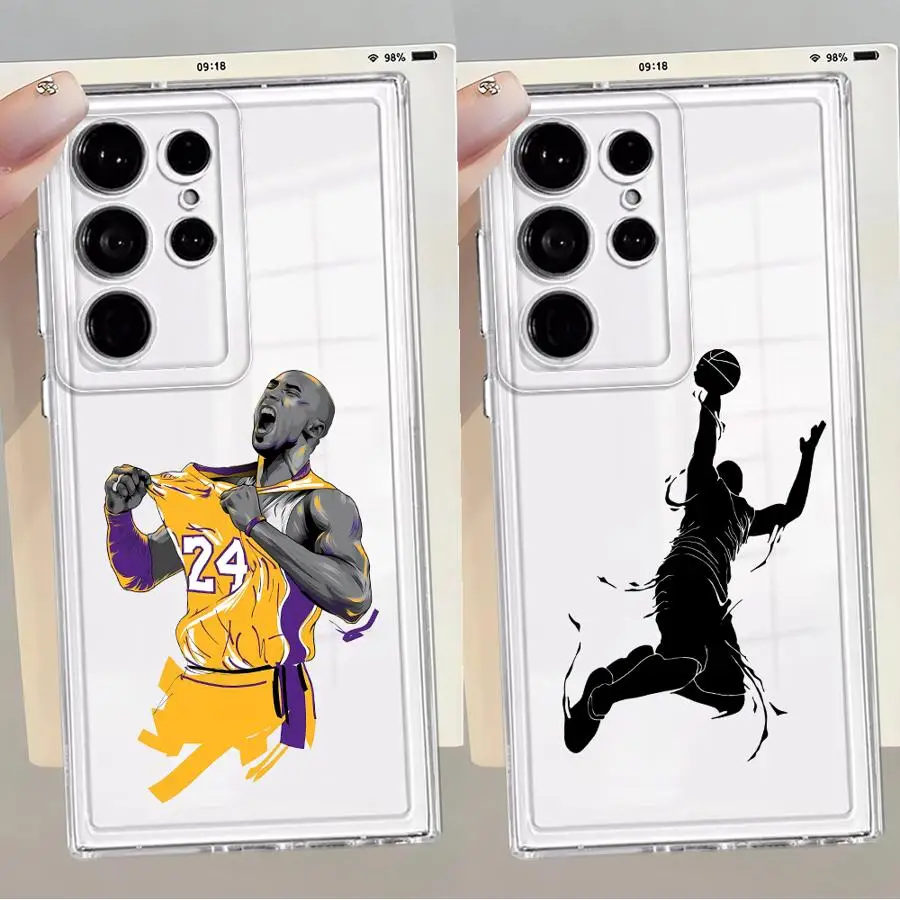 Sport Cool Soft Phone Cover Case for Samsung Galaxy S24 S20 Plus S21 Note 20 Ultra 10 S25 Edge S22 FE S23 Ultra