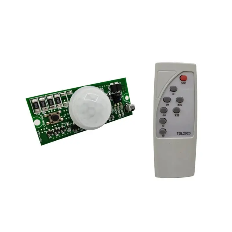 ABMS-3X Solar Street Lamp Controller Circuit Board Of PIR Human Body Induction Solar Lamp With Remote Control 3.2V 3.7V