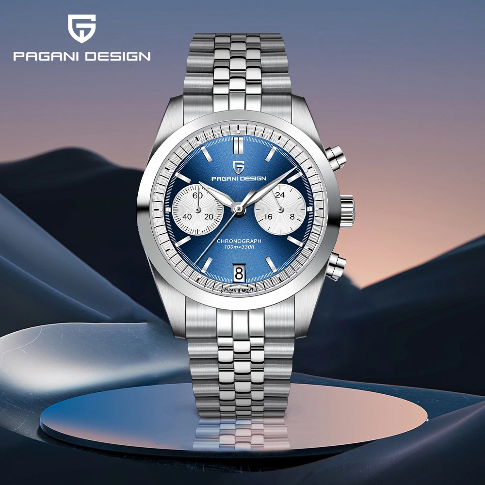 PAGANI DESIGN PD1775 2023 Men\'s Pilot Quartz Watches Sports Waterproof WristWatch Sapphire Automatic Watch Relogio Masculino