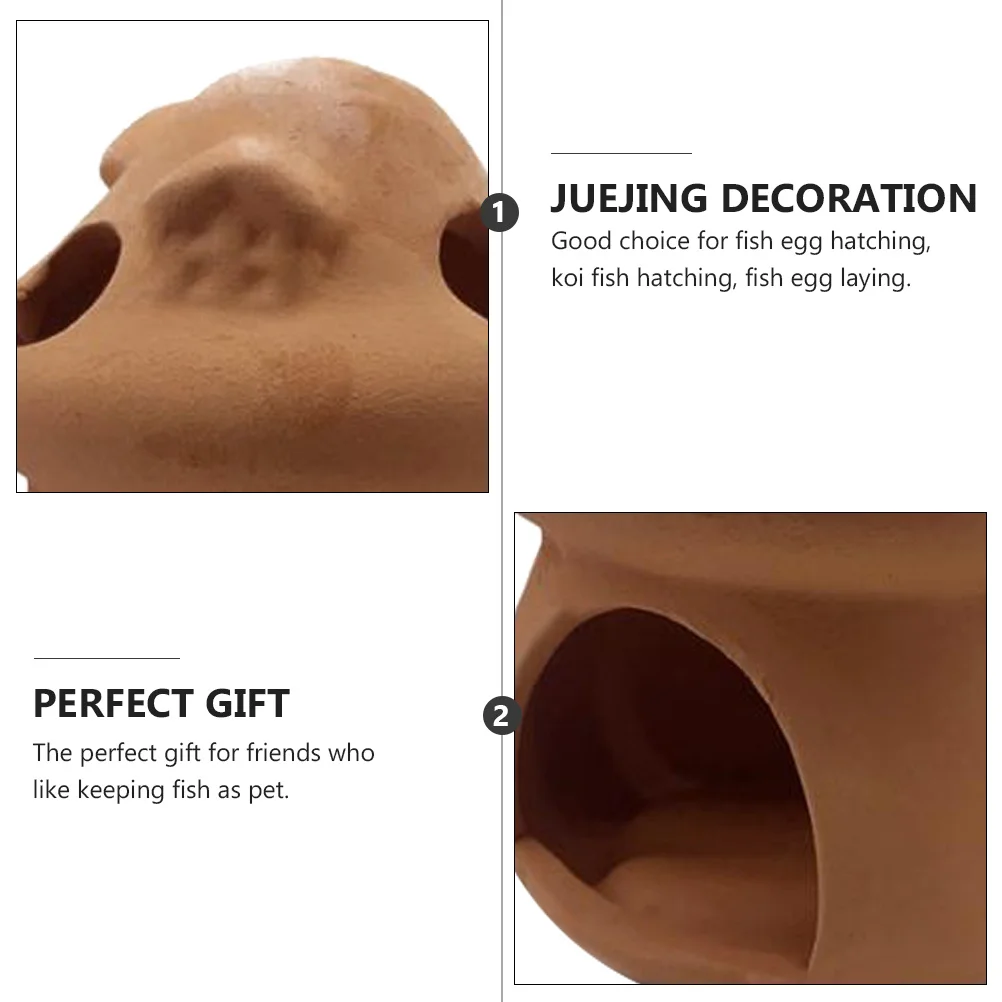 الروبيان المأوى حوض السمك تفقيس وعاء للأسماك البيض وضع التفريخ يمكن خزان الأسماك الديكور المشهد زخرفة #3