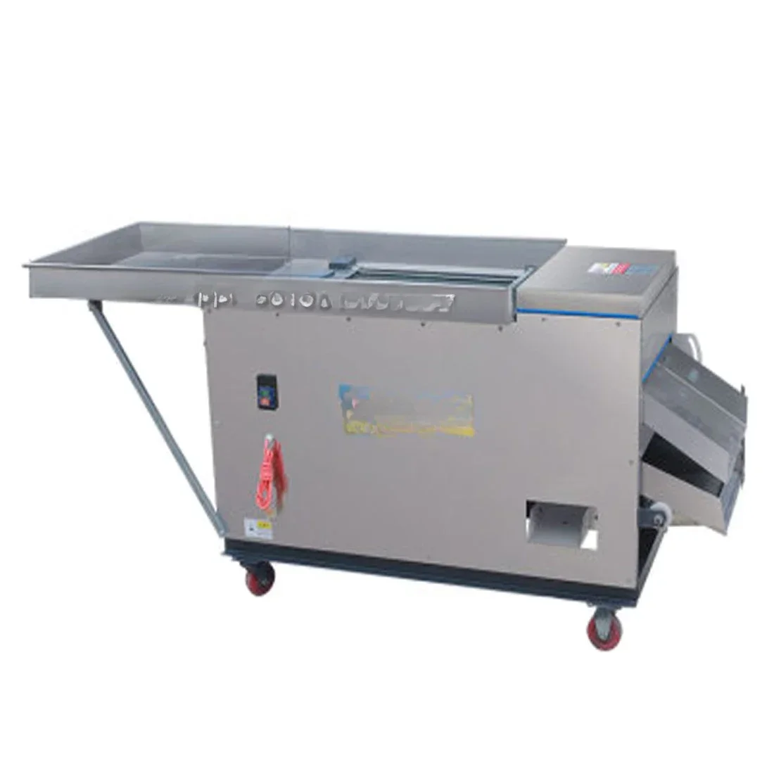 Small automatic hob-type chili sea pepper shreds and rings cut off the skin seed separator cutting section machine commercial
