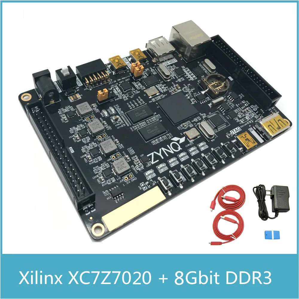 XILINX FPGA ZYNQ7020 Development Board ARM Cortex A9 ZYNQ7000 XC7Z020-2CLG Ethernet HDMI compatible + Xilinx Platform Cable USB