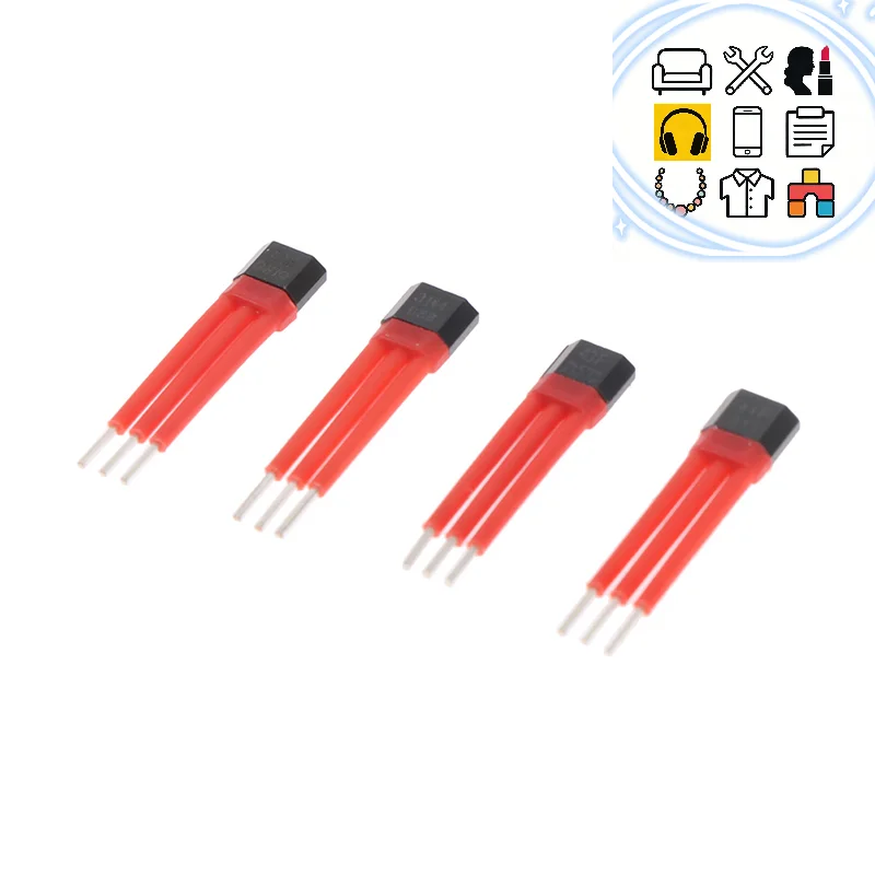 10PCS Electrocar Motor Hall Sensor 3144 41F 43F 413 With High Temperature Insulation Sleeve Hall Element Switch 13A A44E Sensor
