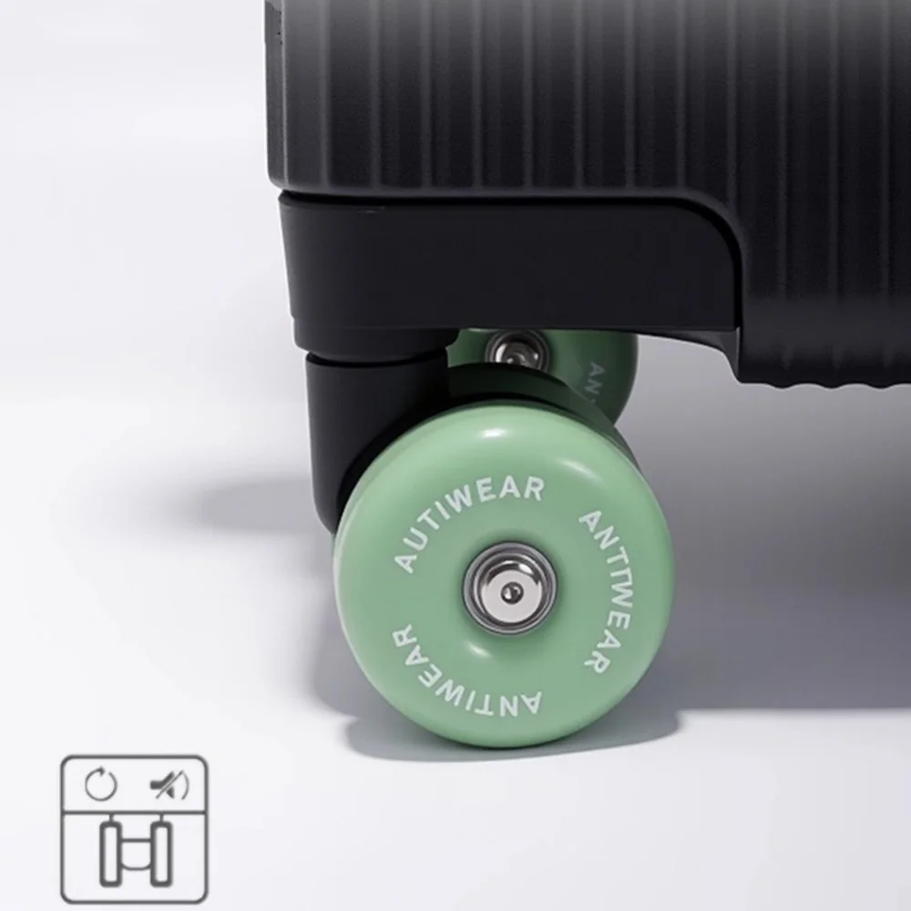 กระเป๋าเดินทางเปิดด้านหน้ากรอบอลูมิเนียม 20 "กระเป๋าใส่รถเข็นแบบพกพาพร้อมล้อเงียบสีสันสดใสปลั๊กชาร์จ USB กระเป๋าเดินทางแบบกลิ้ง