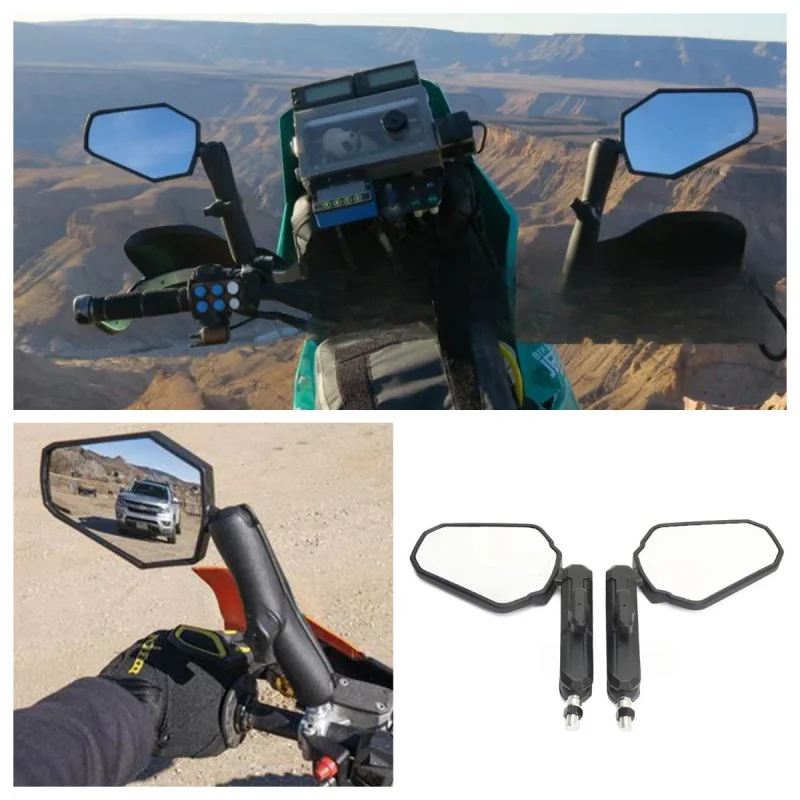 Specchietto retrovisore per moto certificato WB1 anti-collisione ad angolo ampio per moto da fuoristrada e stradali, per CFMOTO 800MT 650MT 450MT