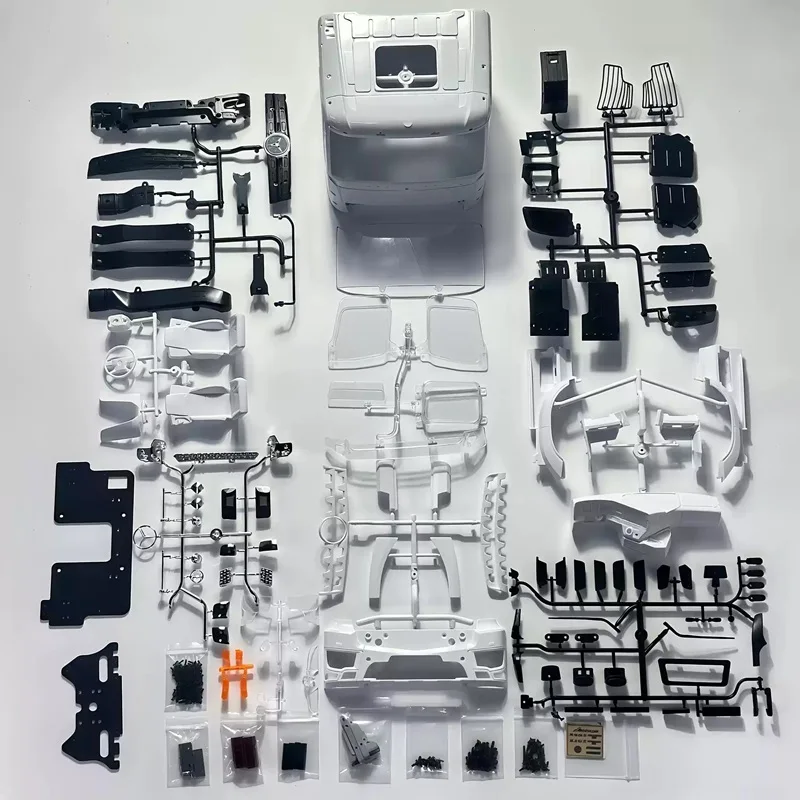 1/14 RC DIY Truck Cab Shell Hydraulische Onderdelen voor Tamiya 6x6 Benz 3363 Update Speelgoed Accessoires