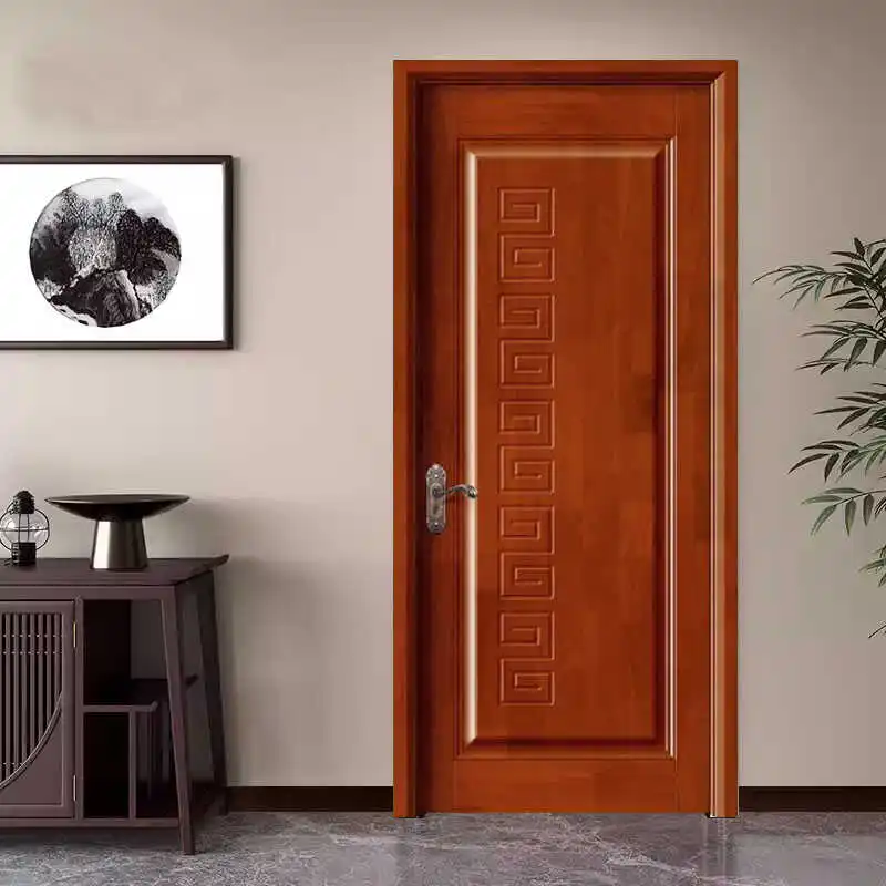 High Quality French Design Solid Wood Door For Hotel And Residential Front Entry & Interior Use Modern Style