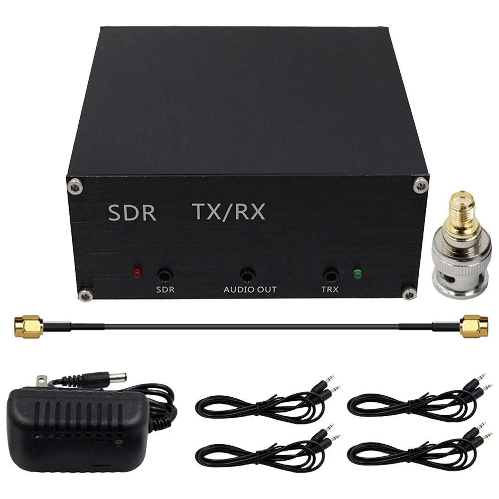 160MHz 100W Portable SDR Transceivers Aluminum Alloy Box Device Radio Switch Antenna Sharer Practical Signal Equipment Accessory