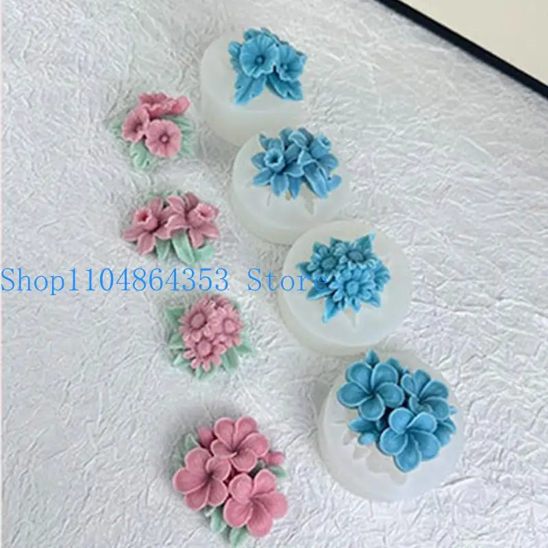 652F Stylish Flower Making Silicone Mould Soft Sturdy Craft Supplies