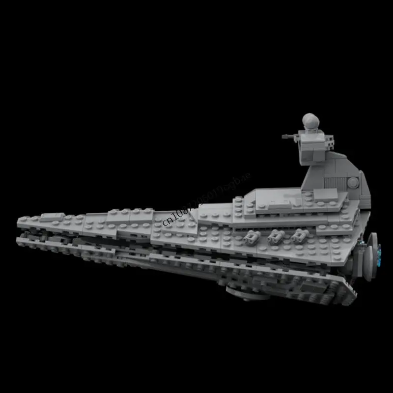 Nieuwe 486 Stuks Beroemde Ster Battle Film Moc Midi Schaal Destroyer Diy Creatieve Ideeën Kind Speelgoed Verjaardagscadeautjes Aangepaste Puzzel