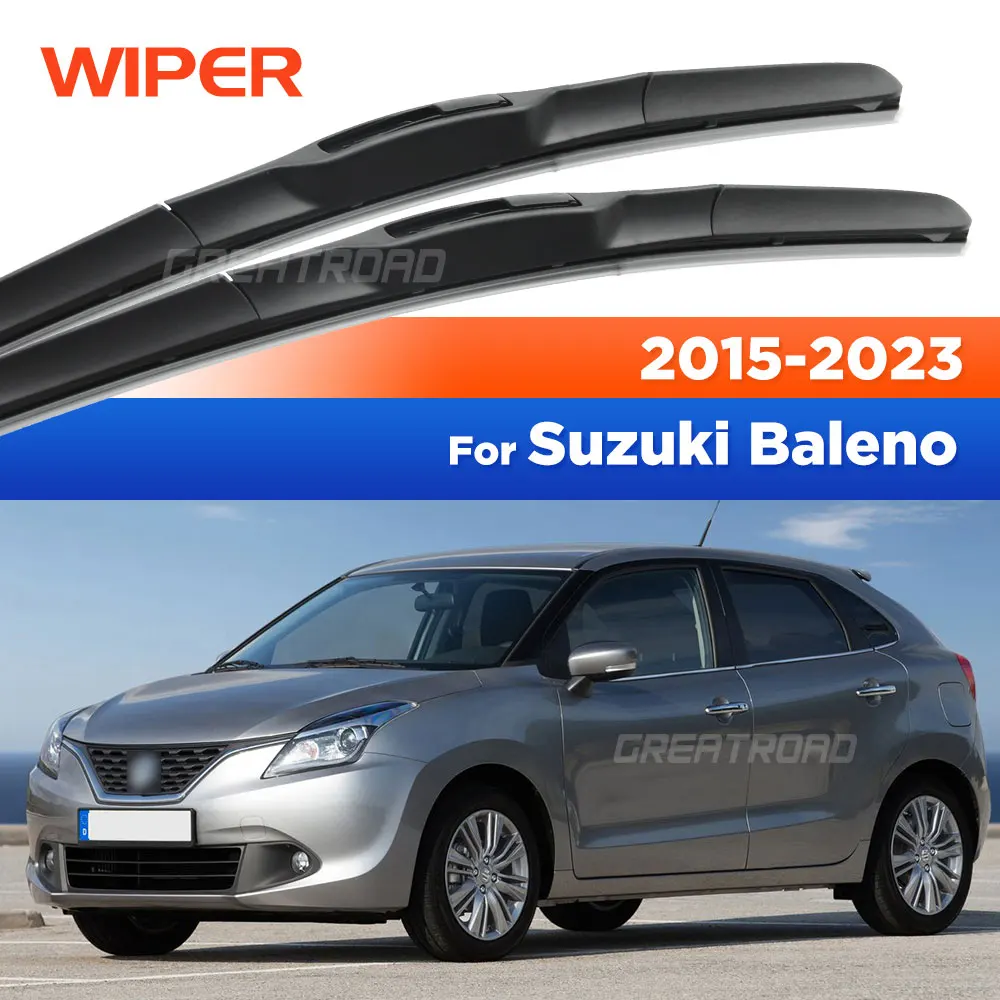 

For Suzuki Baleno 2015-2023 2016 2017 2018 2019 2020 2021 Wiper Front Wiper Blades Windshield Windscreen Window Brush 21"+18"