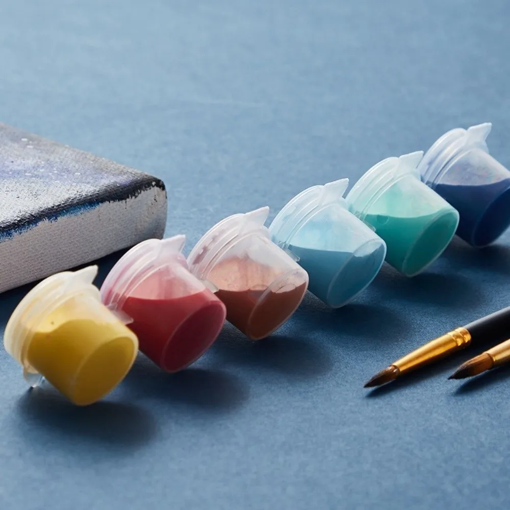 Portable Plastic Empty Paint Strip 6/8 Connected Refillable Paint Pots 2ml 3ml 5ml Pigment Subpackage Box Watercolor