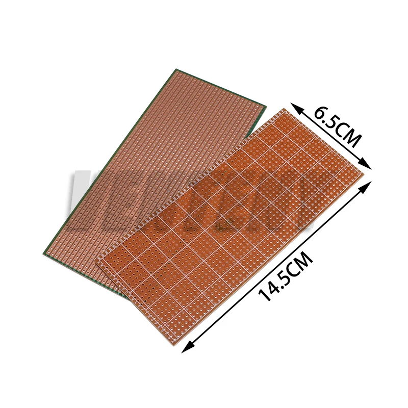 PCB 6.5x14.5cm Prototype Board Single Sided PCB Protoboard 6.5x14.5cm DIY Universal Experiment Matrix Circuit Boards for Arduino