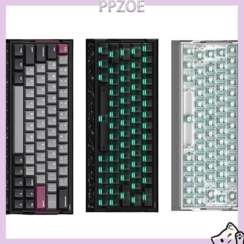 Teclado Gamer IQUNIX EV63 com Efeito Hall e Função SOCD, Chassi de Alumínio, Switches Magnéticos, Teclado para Esports para Valorant e CS2