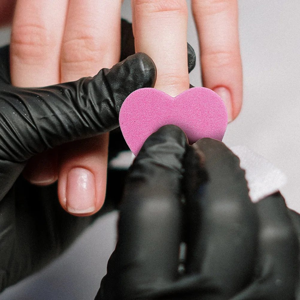 100 stuks compacte bloknagelvijlen dubbelzijdige sponsbuffer voor manicure en pedicure gebruik compacte bloknagelvijl