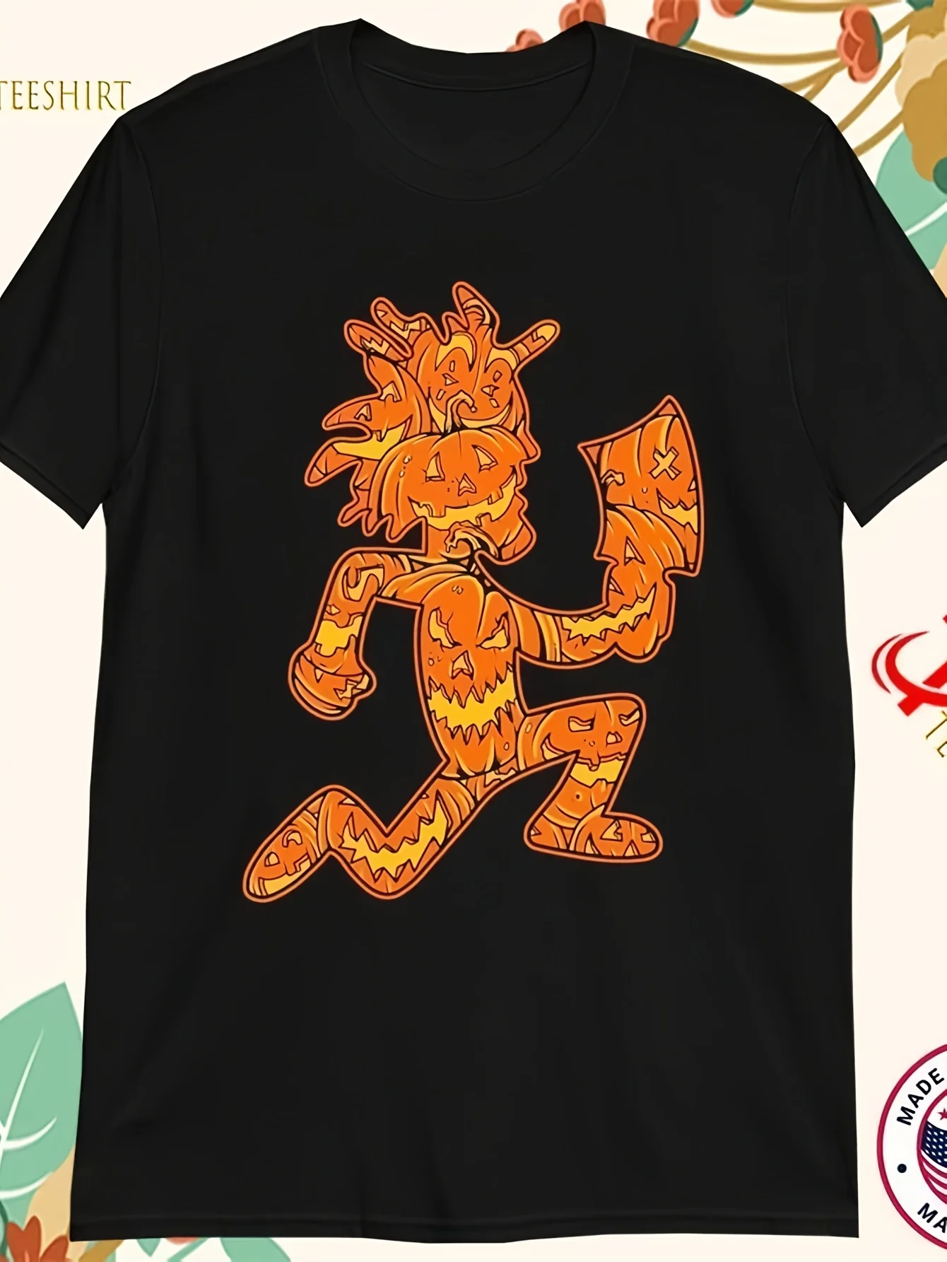 Men'S T-Shirt Casual Top Athletic Comfortable Print Men'S T-Shirt This Year'S Pennywise Clown Posse Hatchetman Pumpkin T-Shirt