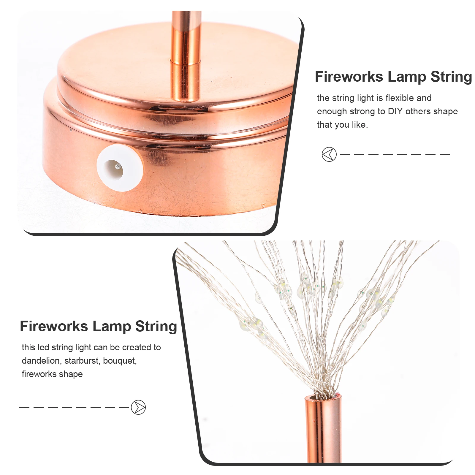 

Led String Lights 10M Dandelion Lamp Warm White Decoration Outdoor Courtyard Party Wedding Home Garden Energy Saving Copper Wire