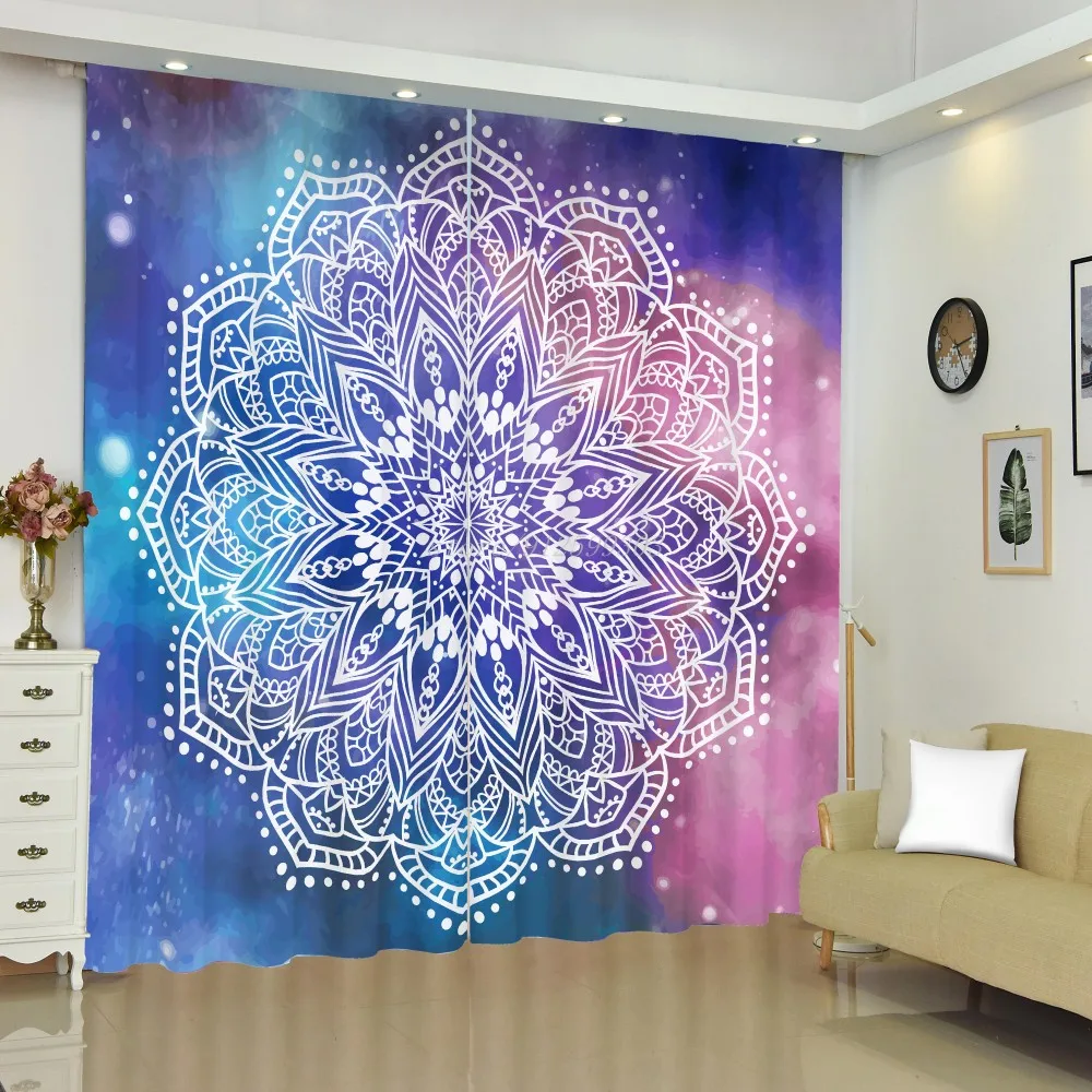 Dreamcatcher 3D Printing Blackout Curtains for Kids Bedroom Living Room Home Decoration Boho Gifts for Children Boys and Girls