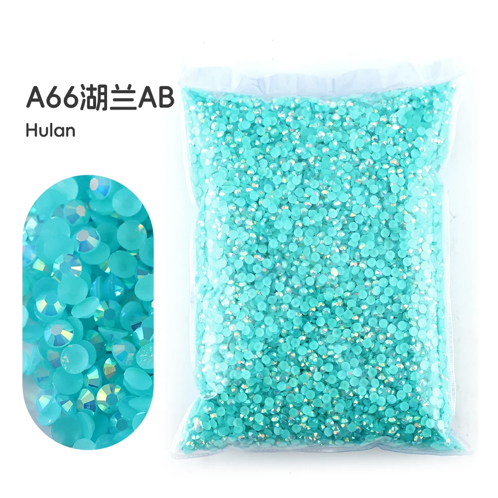 Nail Art Laki Laki - Strass ronds non thermocollants Jelly Lake