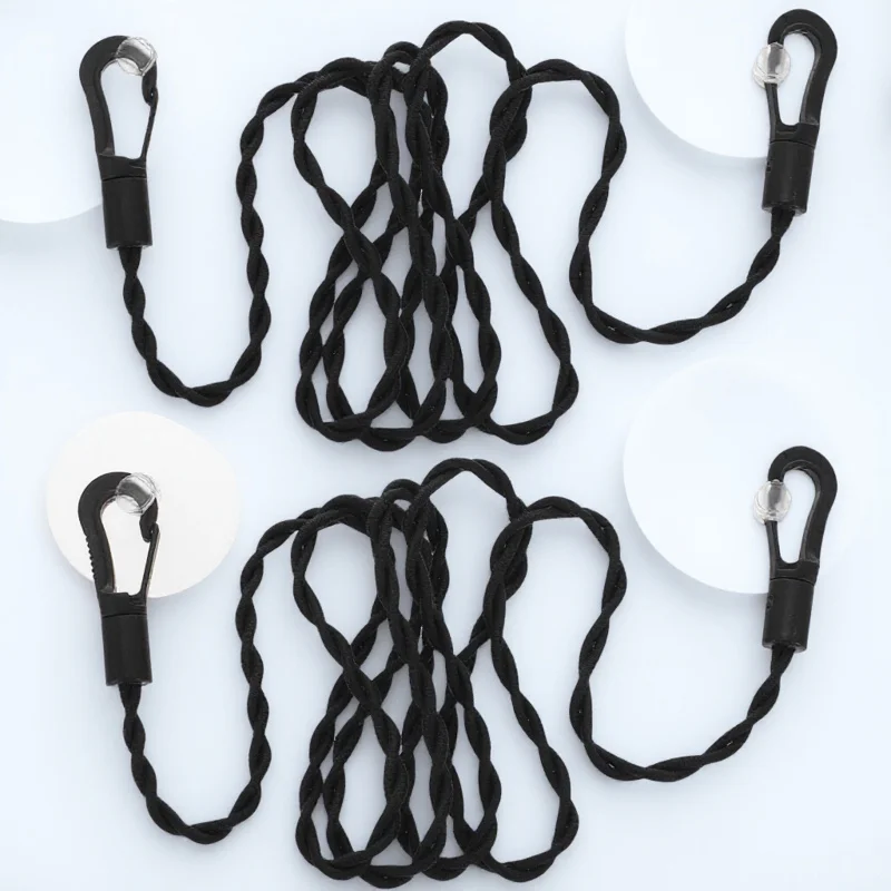 

2pcs Portable Clothes Line Compact Hanging Strap For Camping Hiking Travel Outdoor Indoor Use Retractable Clothesline Laundry